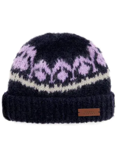 Isabel Marant Darana Beanie In Blue