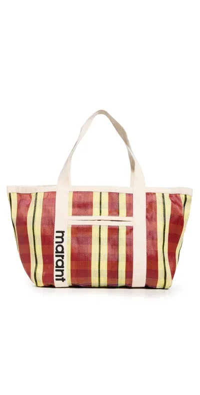 Isabel Marant Darwen Tote Red/yellow