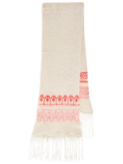 Isabel Marant Dayna Scarf In Neutrals