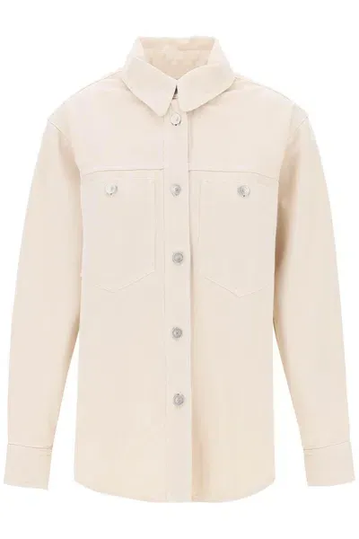 Isabel Marant Denim Talbot Shirt In Cream