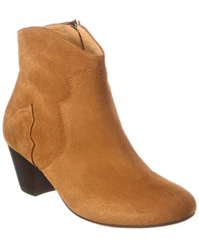 Isabel Marant Dicker 55mm Suede Boots In Brown