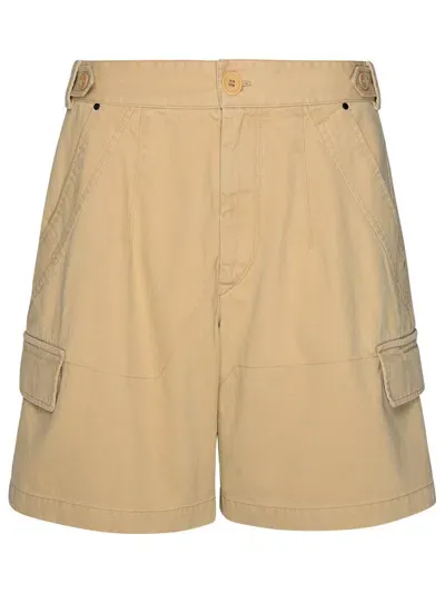 Isabel Marant Lisette Beige Cotton Shorts In Cream