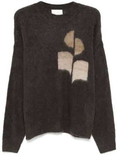 Isabel Marant Drany Sweater In Brown