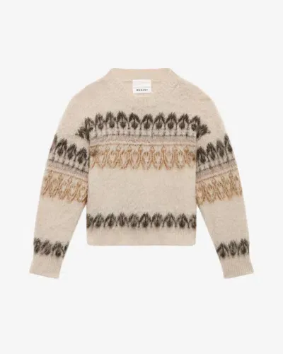 Isabel Marant Dullyh Sweater In Khaki