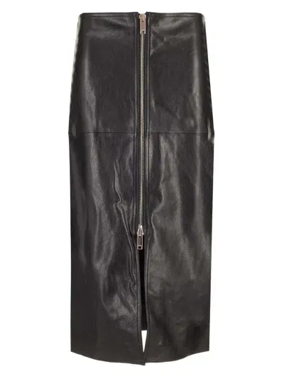 Isabel Marant Ediaz Midi Skirt In Black