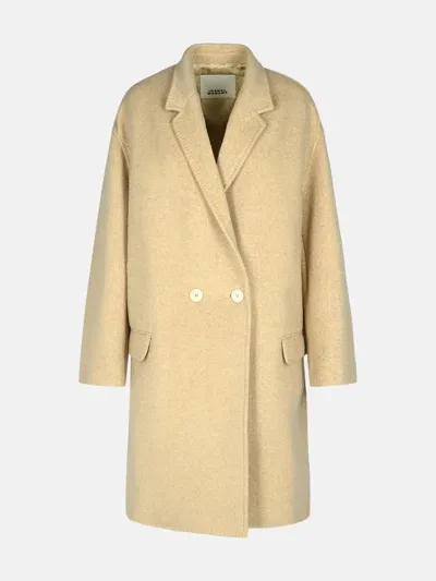 Isabel Marant Efegozi' Beige Cotton Coat