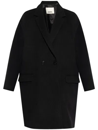 Isabel Marant Efegozi Double-breasted Coat In Black