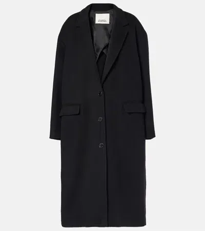 Isabel Marant Efezia Single-breasted Coat In Black