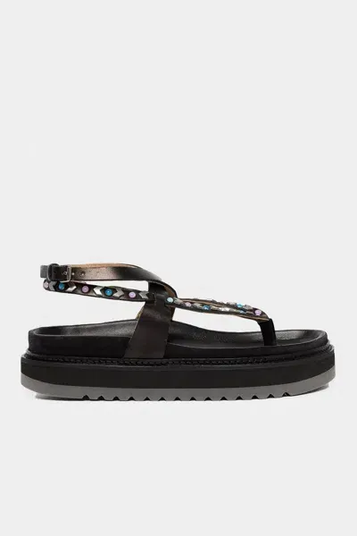 Isabel Marant Elham Sandals In Black