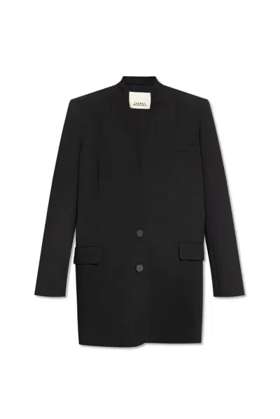 Isabel Marant Enza Oversize Blazer In Black