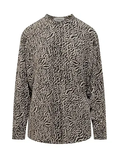 Isabel Marant Étoile Shirt With Abstract Print In Black