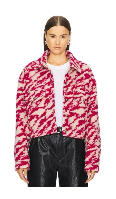 Isabel Marant Étoile Ferida Coat In Pink