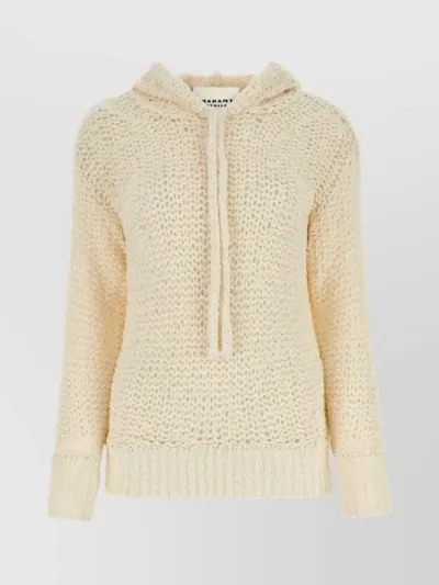 Isabel Marant Étoile Isabel Marant Etoile Woman Ivory Cotton Blend Idony Sweatshirt In White