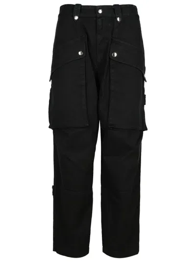 Isabel Marant Étoile Isabel Marant Etoile Jannick' Black Cotton Pants In Navy