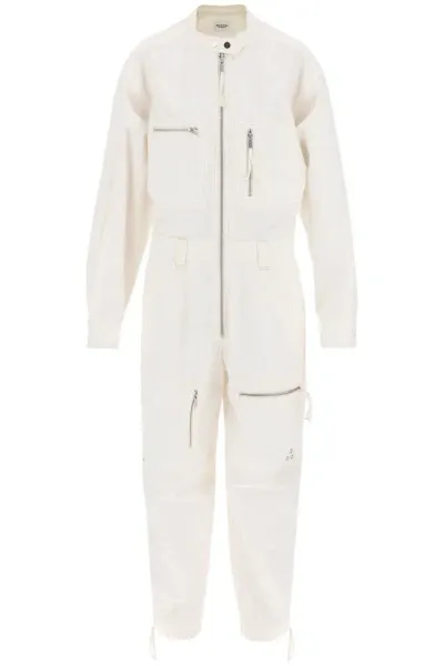 Isabel Marant Étoile Organic Cotton Workwear Jumpsuit For Women | Ss24 Collection In Multicolor