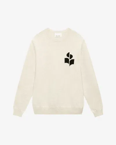 Isabel Marant Evans Sweater In Neutro