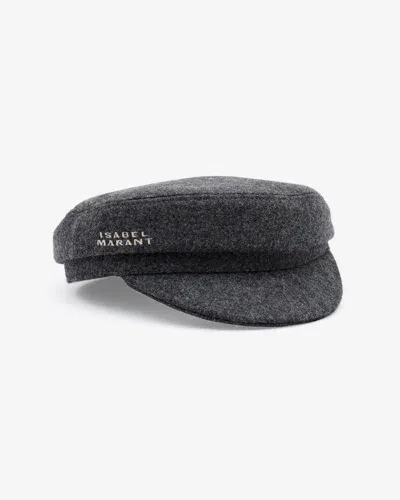 Isabel Marant Evie Hat In Anthracite