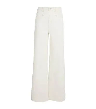 Isabel Marant Flared Lemony Jeans In White