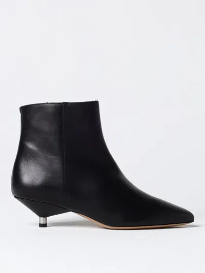 Isabel Marant Flat Ankle Boots  Woman Color Black In Schwarz