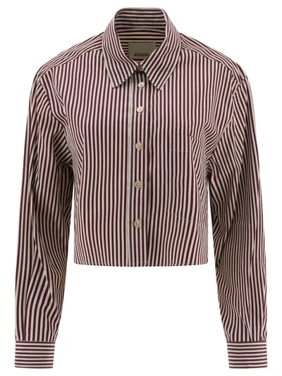 Isabel Marant Fleora Shirts In Bordeaux