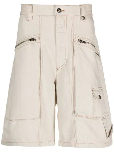 Isabel Marant Four-pocket Bermuda Shorts In Nude