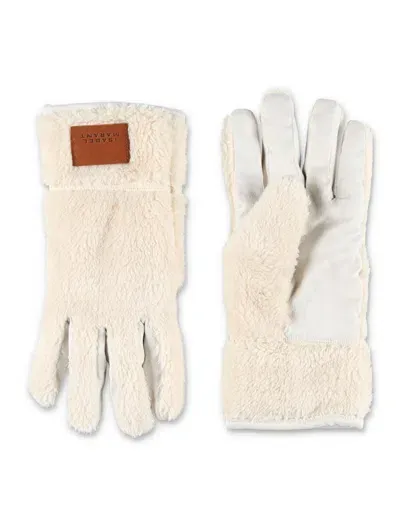 Isabel Marant Fruka Gloves In Beige