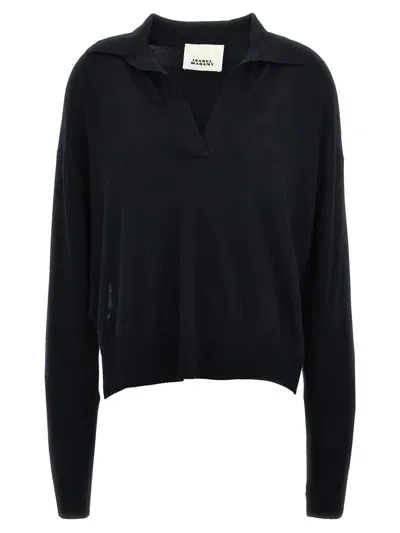 Isabel Marant Galix Knitted Jumper In Black