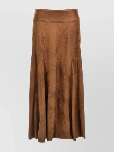 Isabel Marant Genevi Skirt In Buff