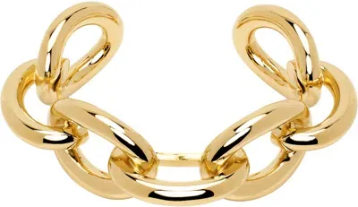 Isabel Marant Gold Chain Bracelet In 12do Dore