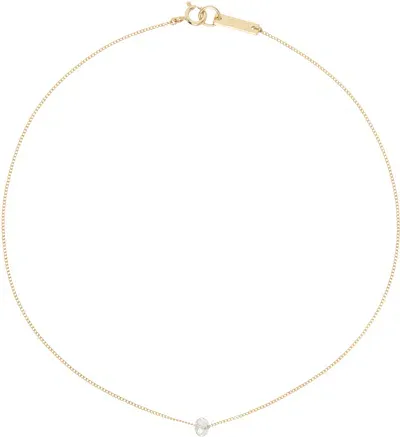 Isabel Marant Gold Small Gem Necklace In 00tr Transparent