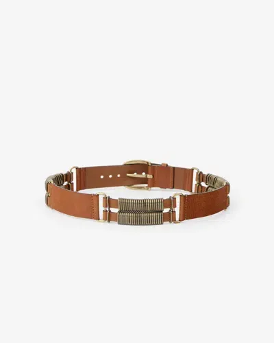 Isabel Marant Lada Belt In Cognac