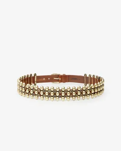 Isabel Marant Varana Belt In Khaki