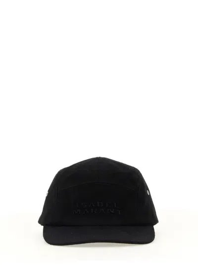 Isabel Marant Hat With Logo In Black