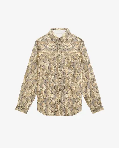 Isabel Marant Victor Shirt In Sand