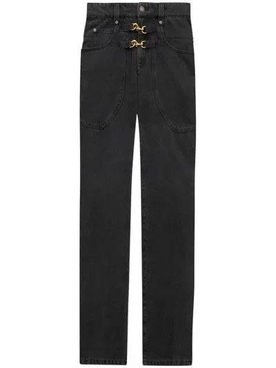 Isabel Marant High-waisted Brinley Jeans In Black