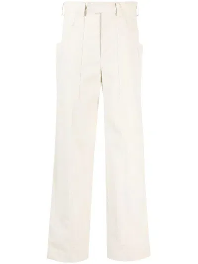 Isabel Marant High-waisted Trousers In Neutrals