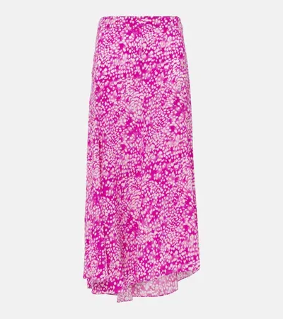 Isabel Marant Hortensia Printed Silk-blend Maxi Skirt In Multicoloured