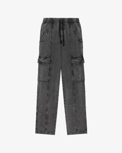 Isabel Marant Hose Pryam In Schwarz Gewaschen