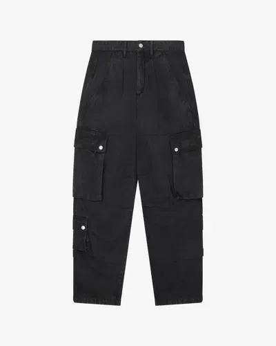 Isabel Marant Hose Telore In Schwarz Gewaschen