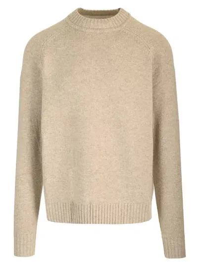 Isabel Marant Iron Crew Neck Sweater In Neutral