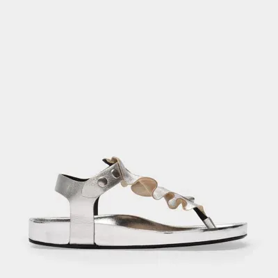 Isabel Marant Isele Sandals In Grey