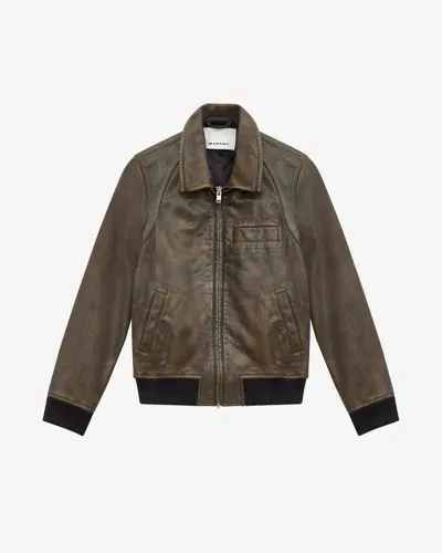 Isabel Marant Jacke Braian In Dunkelbraun