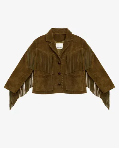 Isabel Marant Fabie Jacket In Bronze