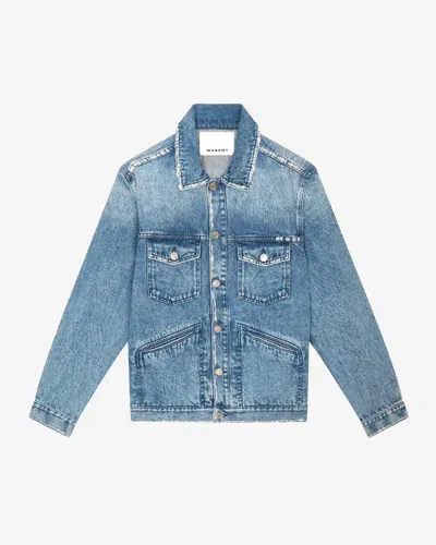 Isabel Marant Jacke Jango In Blue