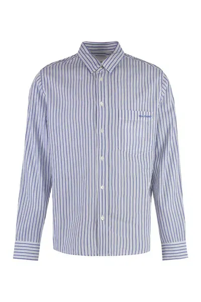 Isabel Marant Jasolo Striped Cotton Shirt In White