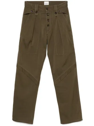 Isabel Marant Jemina Trousers In Green