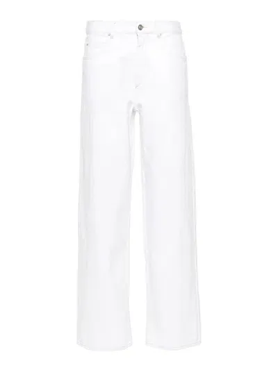 Isabel Marant Joanny Mid-rise Straight-leg Jeans In White