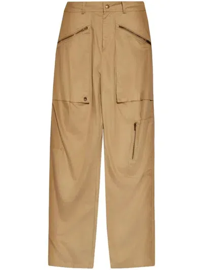 Isabel Marant Jolande Cargo Trousers In Brown