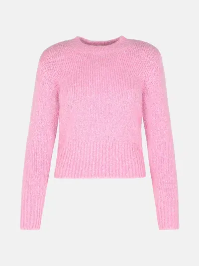 Isabel Marant 'kalo' Pink Alpaca Blend Sweater