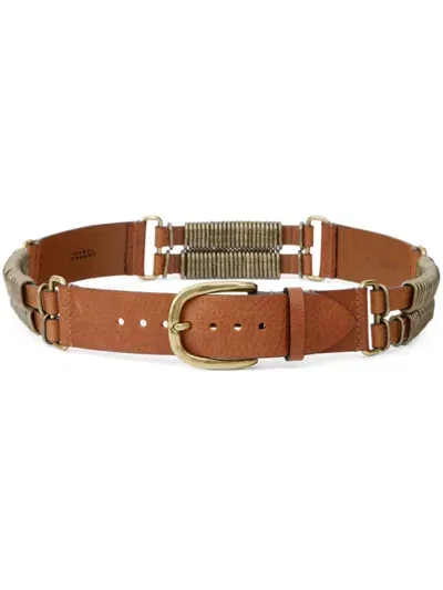 Isabel Marant Lada Belt In Brown